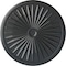 Ekena Millwork Leandros Ceiling Medallion (Fits Canopies up to 5"), 33 1/8"OD x 3 1/2"ID x 1 3/8"P, Pewter CM33LEPES - alternate 1